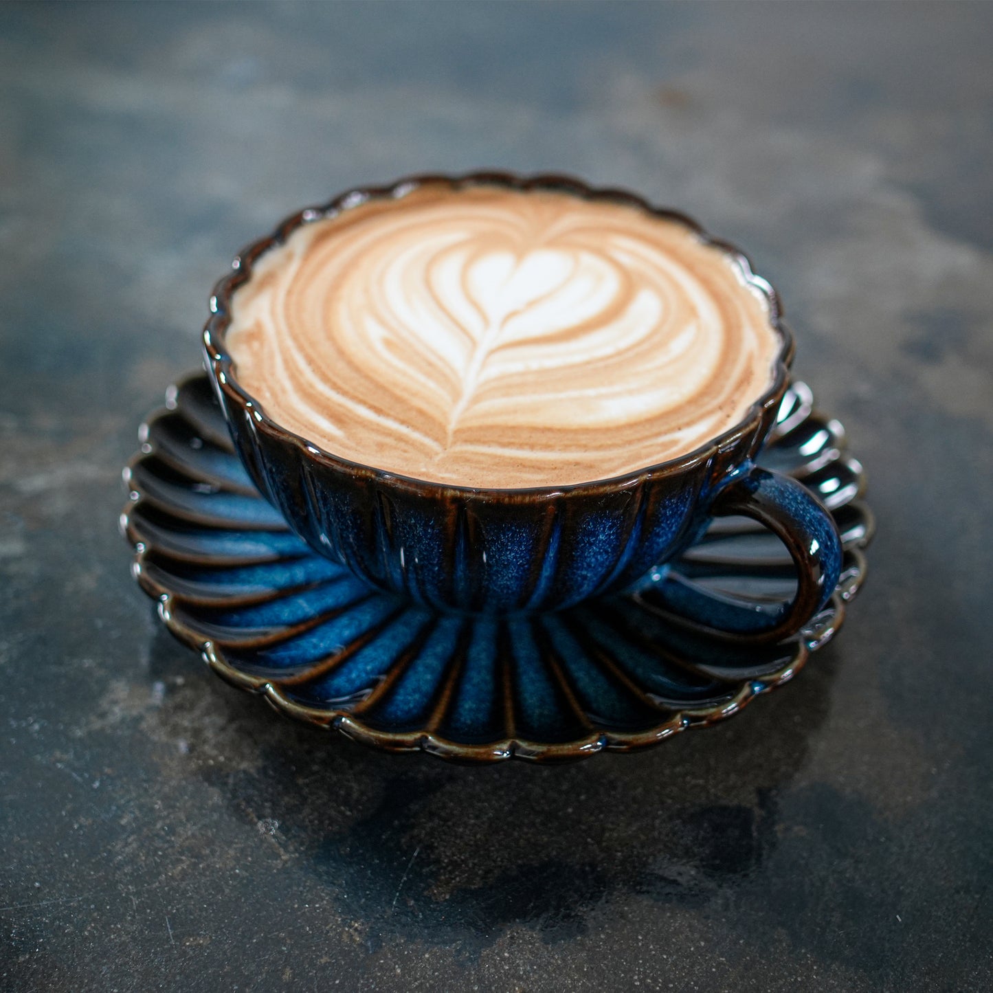 702 Collection Latte Cup - Sapphire Shadow