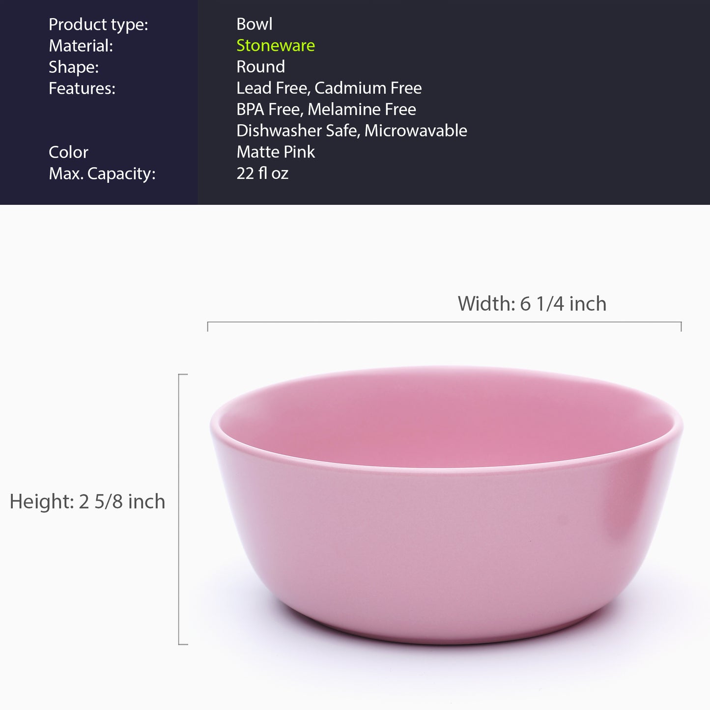 903 Collection Bowl Set Of 4 - Matte Ranunculus Pink